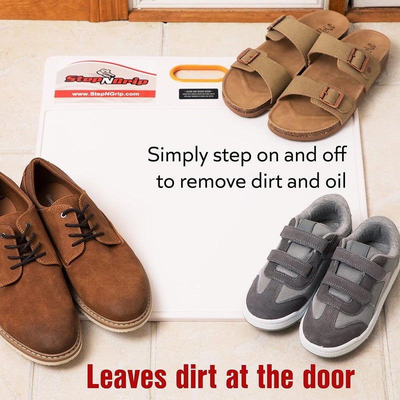 StepNGrip Courtside Shoe Grip Traction Mat - Sticky Mat for Basketball Shoes - No Replacement Sheets Required - Improves Traction and Cleans Dust, Dirt, and Oil - Portable for Indoor and Outdoor Use - Image 5